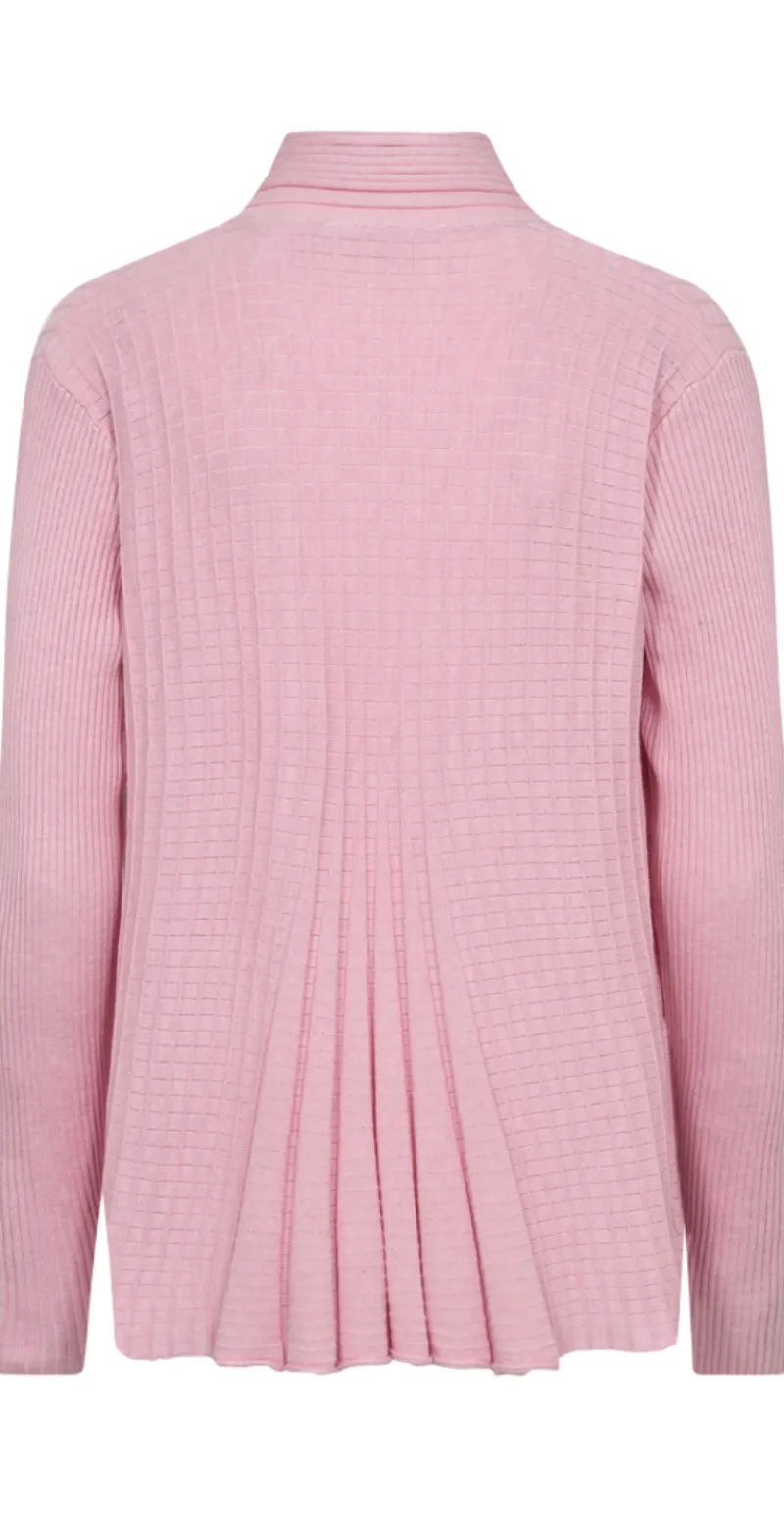 Kort claudisse cardigan lilac sachet melange