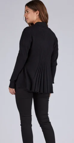 Kort claudisse cardigan sort