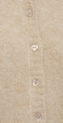 Kort strik cardigan moonbeam