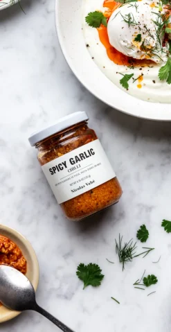 Krydret hvidløg, chilli, 135 g