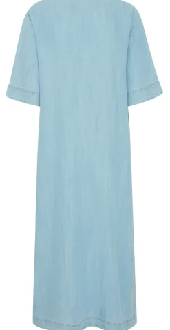 Lana kjole light blue denim