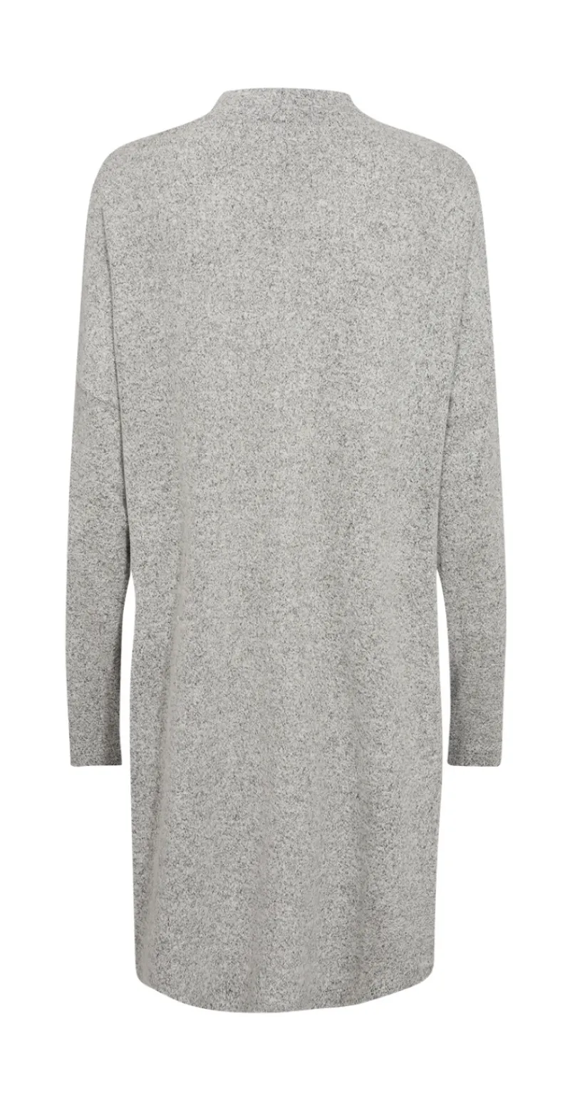 Lang cardigan lysgrå