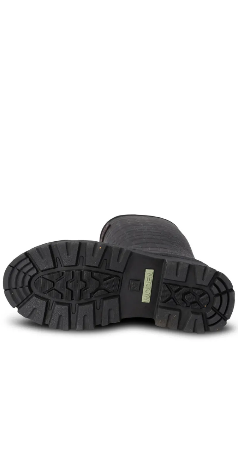 Le Croco gummistøvle sort