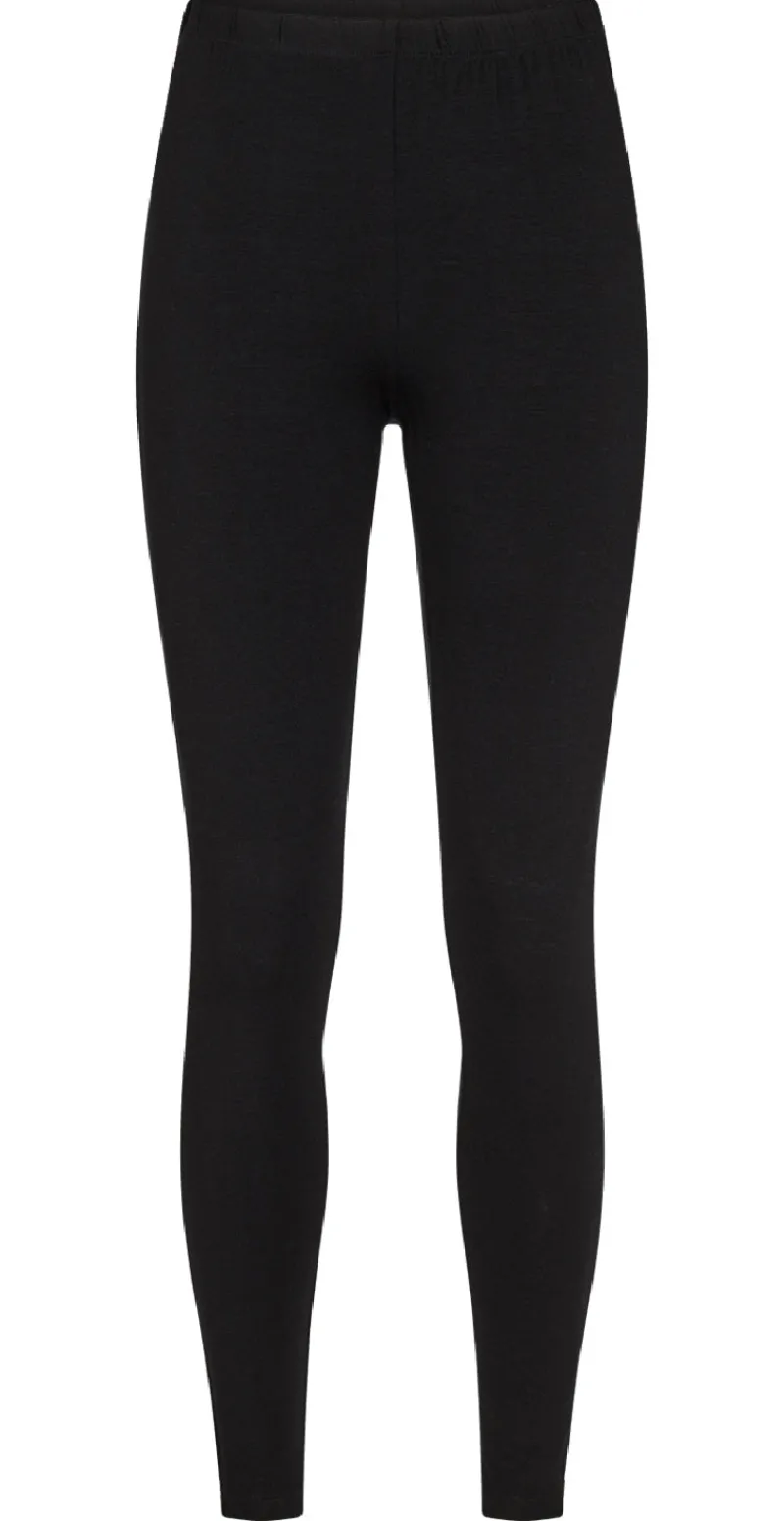 Leggings med uld sort
