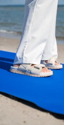 Lisa læder sandaler ivory