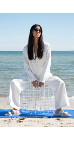 Lisa læder sandaler ivory