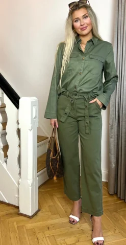 Lulina skjorte deep lichen green