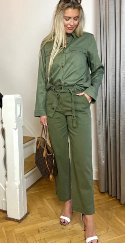 Lulina skjorte deep lichen green