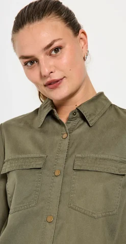 Lulina skjorte deep lichen green