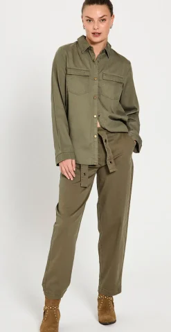 Lulina skjorte deep lichen green