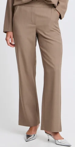 Midde pants walnut melange