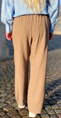 Midde pants walnut melange