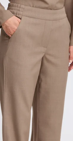 Midde pants walnut melange