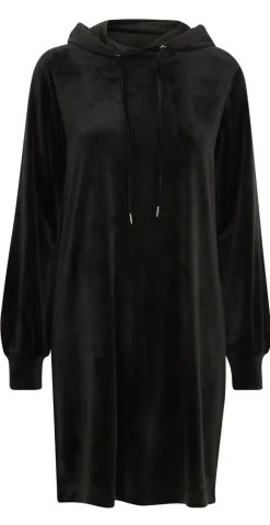 Mitza hoodie kjole sort
