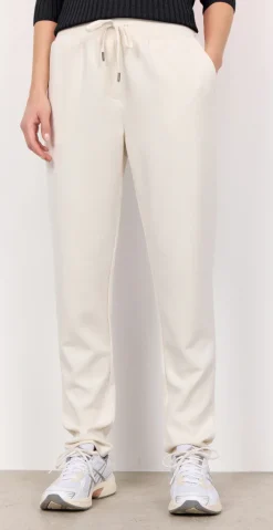 Nynne sweatpants med bindebånd creme