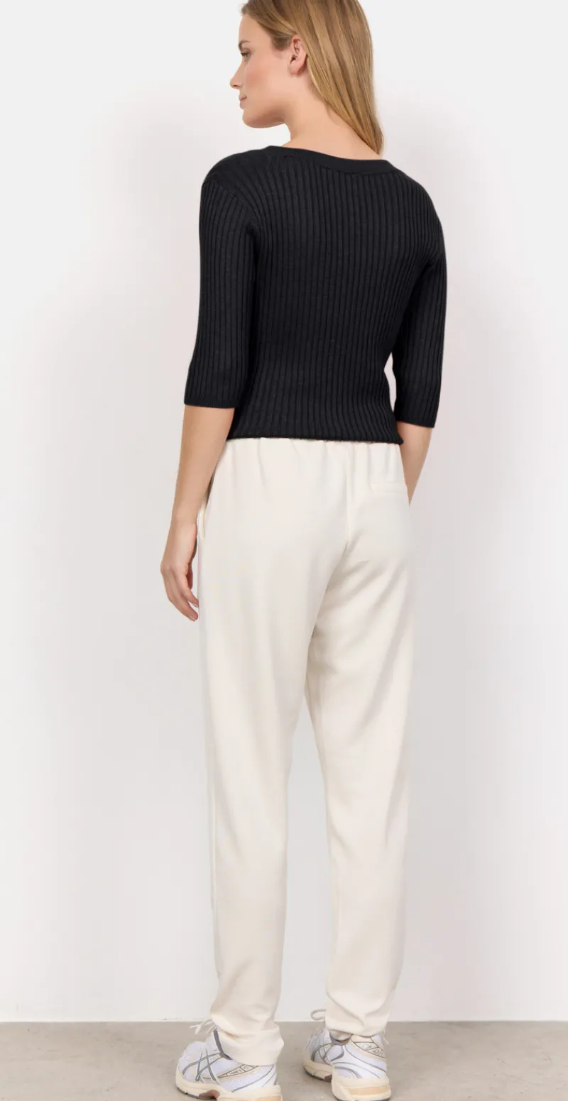 Nynne sweatpants med bindebånd creme