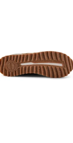 Plateau sneakers i ruskind latte