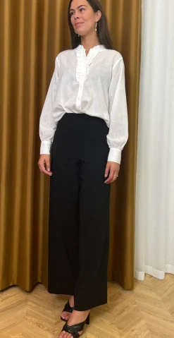 Raya skjortebluse Off-White Melange