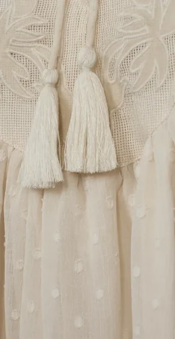 Reva bluse med flotte detaljer moonbeam