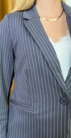 Rizetta blazer blackened pearl