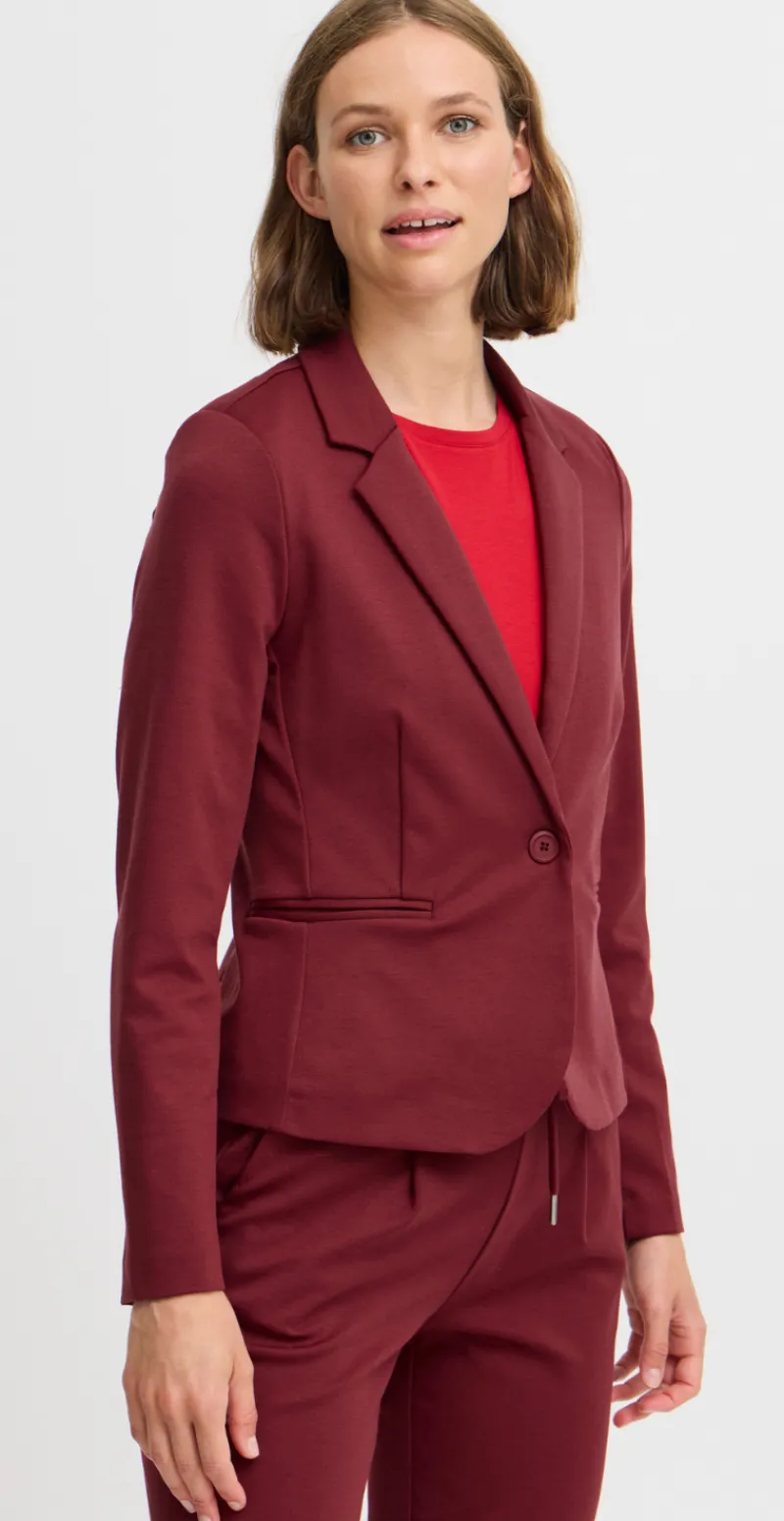 Rizetta blazer Pomegranate