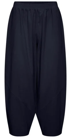 Sally buks med 7/8 længde navy Likelondon