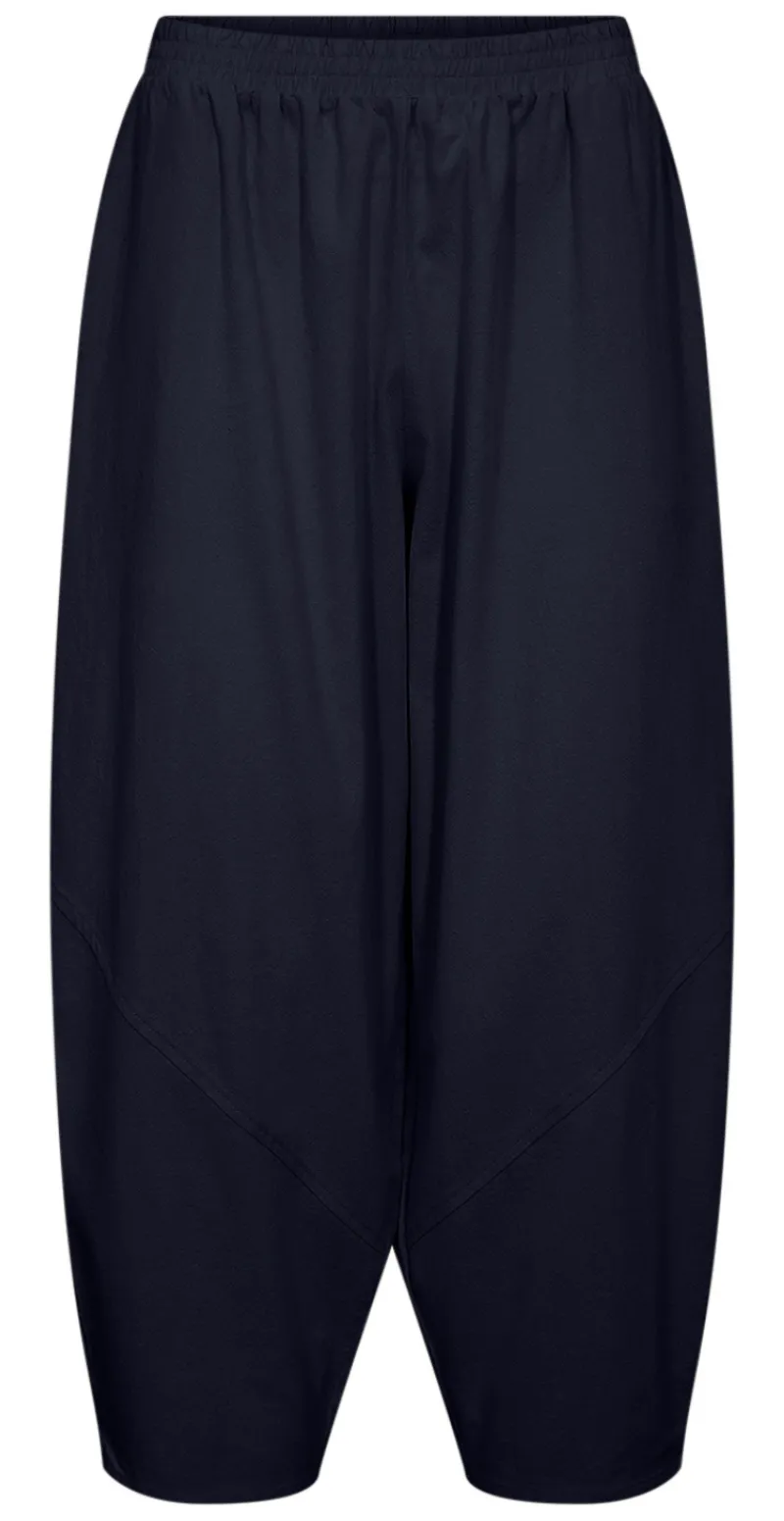 Sally buks med 7/8 længde navy Likelondon