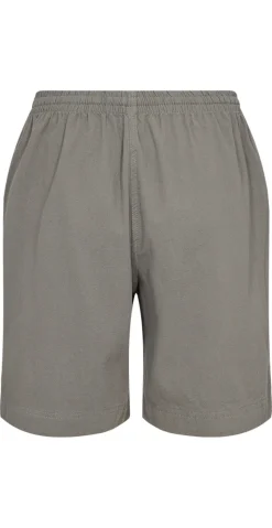 Sally shorts med elastik og lommer khaki