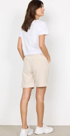 Sally shorts med elastik og lommer sand