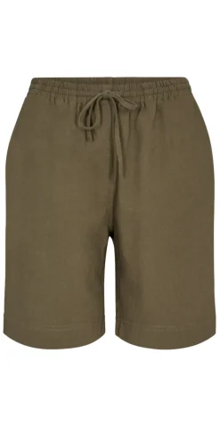 Sally shorts med elastik og lommer dark army