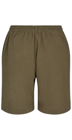Sally shorts med elastik og lommer dark army