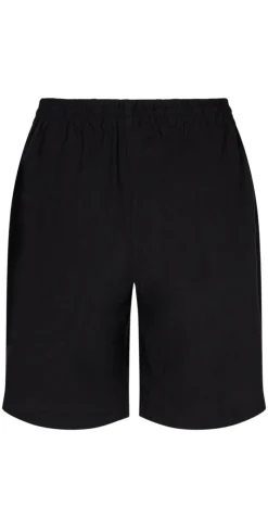 Sally shorts med elastik og lommer sort