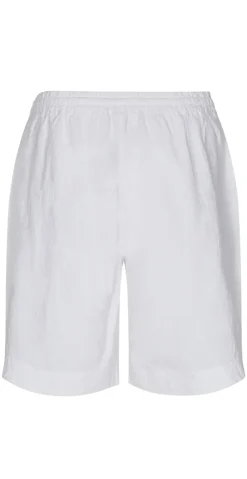 Sally shorts med elastik og lommer hvid