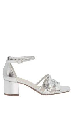 Sandal med stropper silver