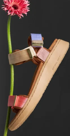 Sandal med velcro butter multi
