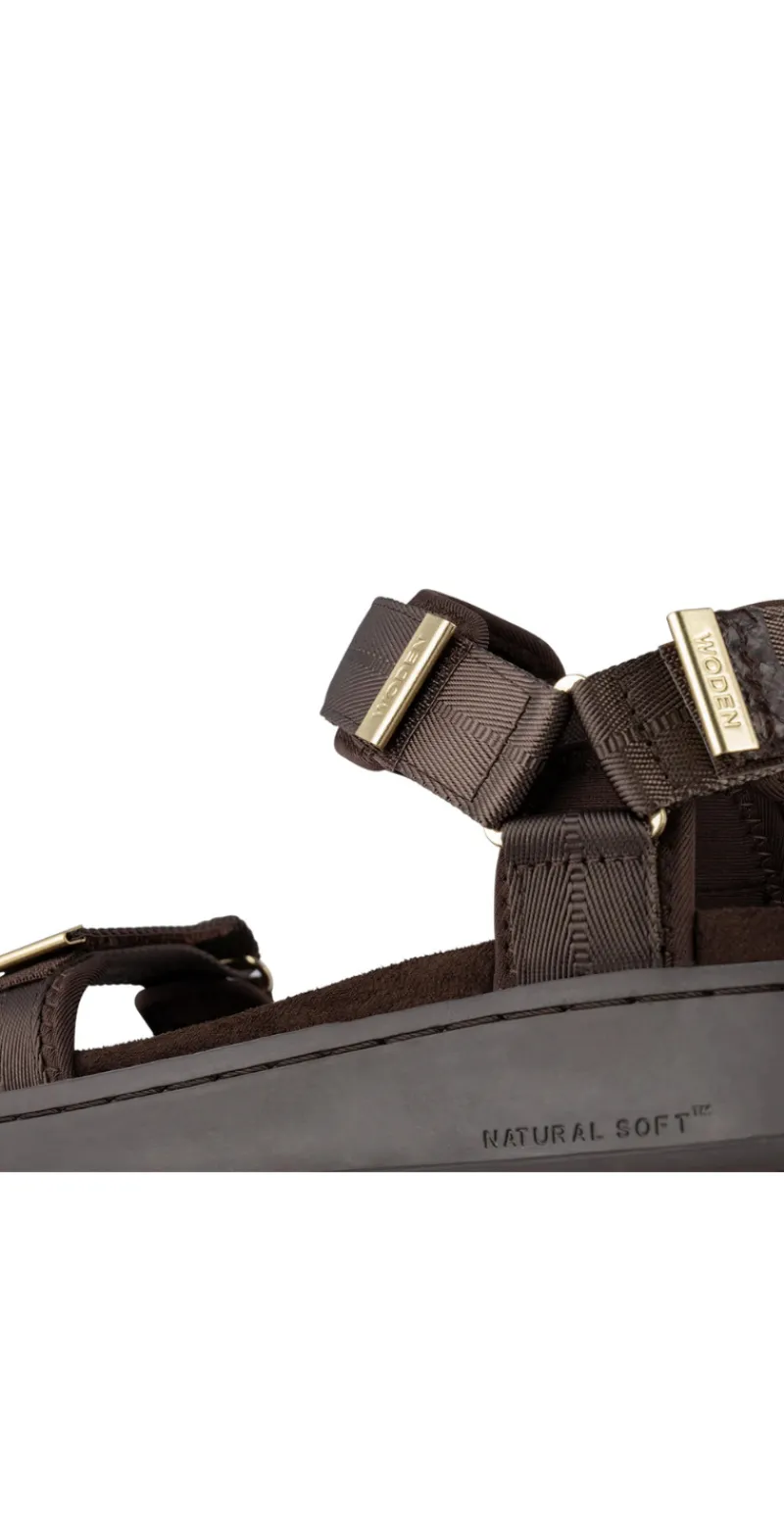 Sandal med velcro chocolate