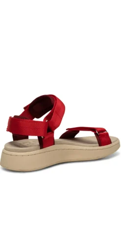 Sandal med velcro fire red