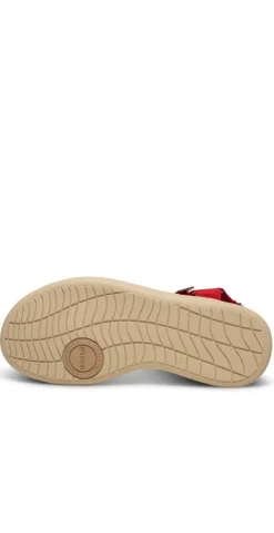 Sandal med velcro fire red