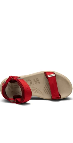 Sandal med velcro fire red