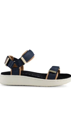 Sandal med velcro i navy