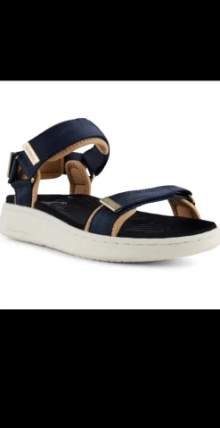 Sandal med velcro i navy