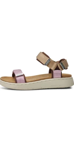 Sandal med velcro multi rose