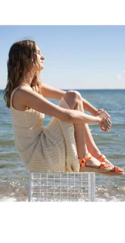 Sandal med velcro tiger
