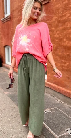 Santana buks i bomuld khaki LikeLondon
