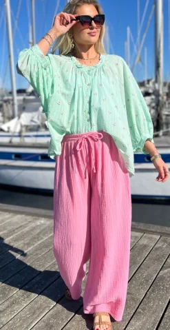 Santana buks i bomuld pink Likelondon