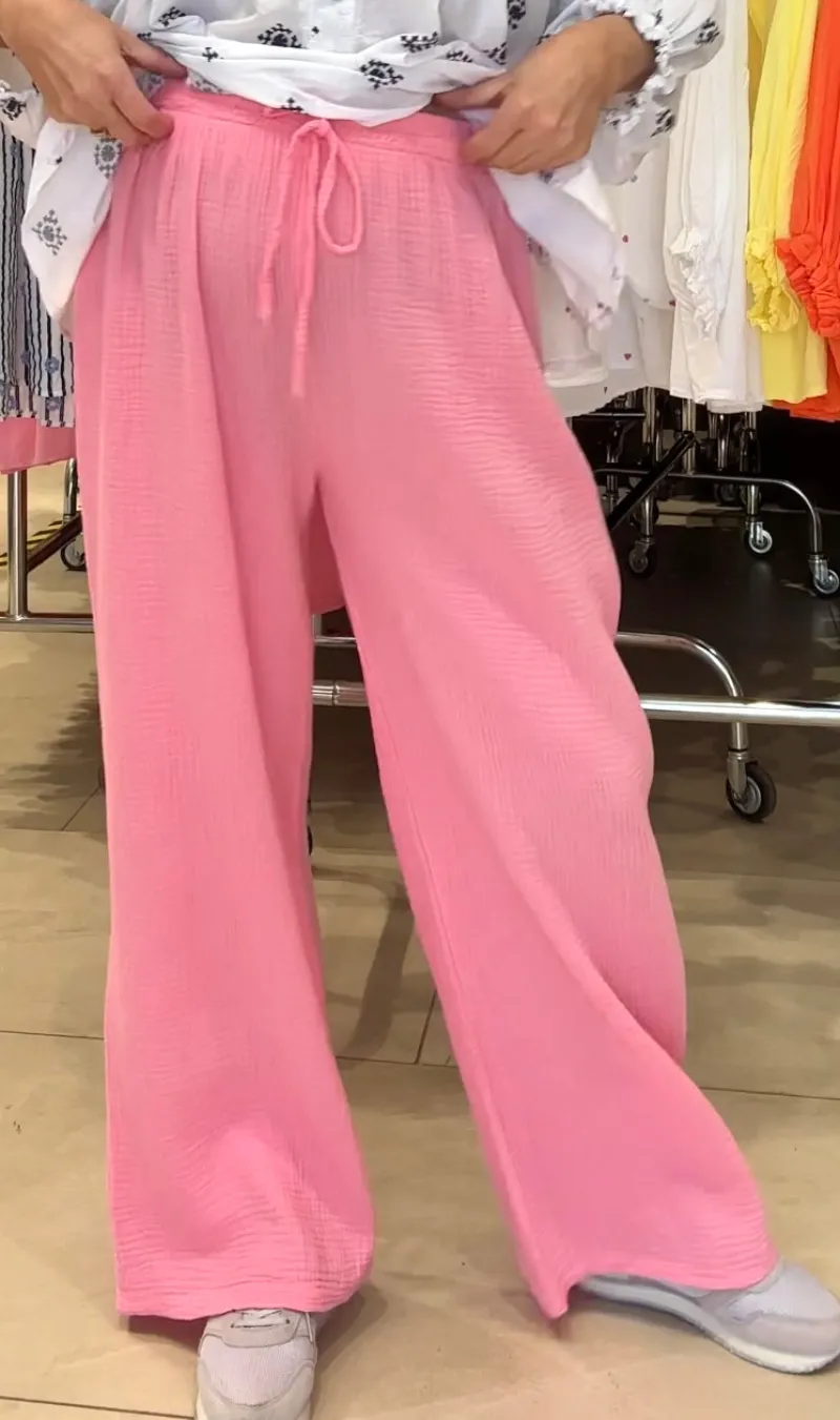 Santana buks i bomuld pink Likelondon