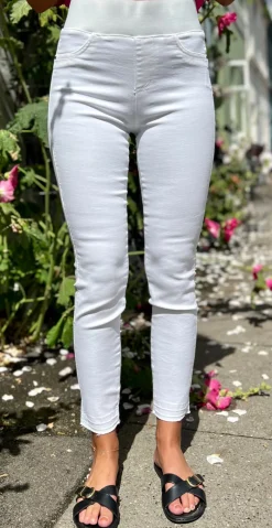 Shantal raw buks hvid denim