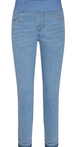 Shantal raw buks light blue denim