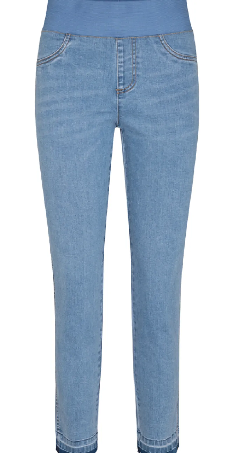 Shantal raw buks light blue denim
