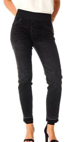 Shantal raw buks sort denim